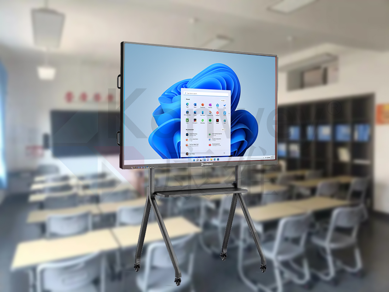 互动式教学机附带白板软件展示