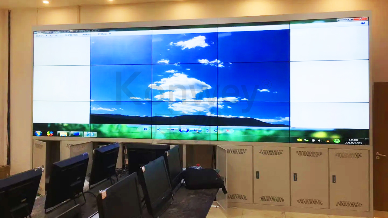 康维伟业 LCD 拼接屏：点亮深圳监控新视界
