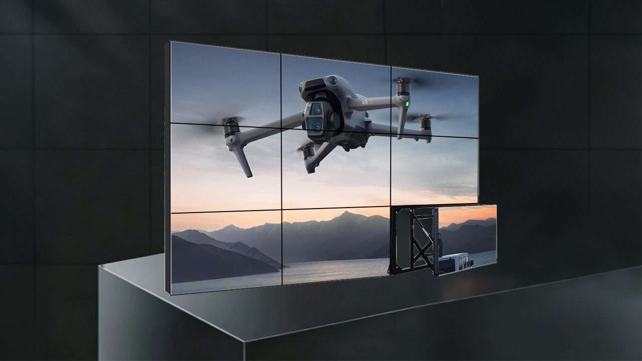 康维伟业0.88mm超窄拼缝拼接屏