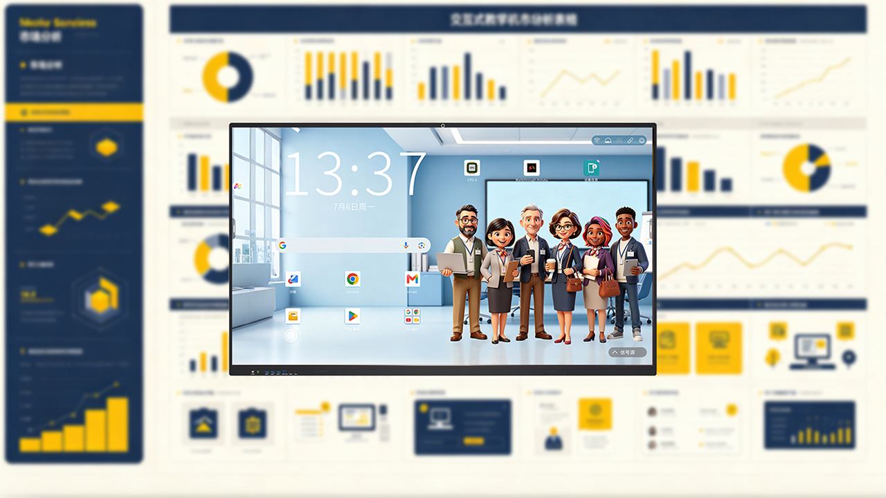 中端商用交互平板赛道