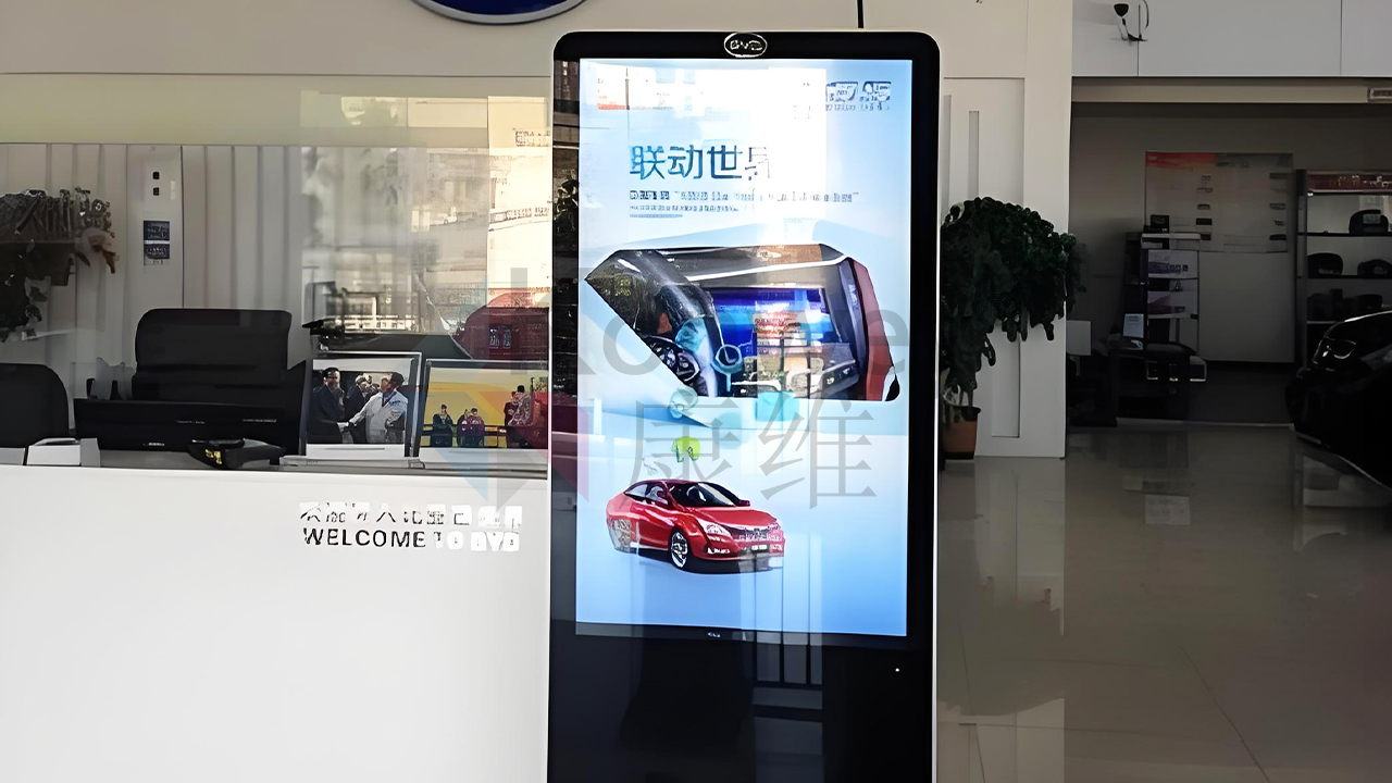 深圳广电传媒公司引入康维伟业立式广告机，赋能展览项目​
