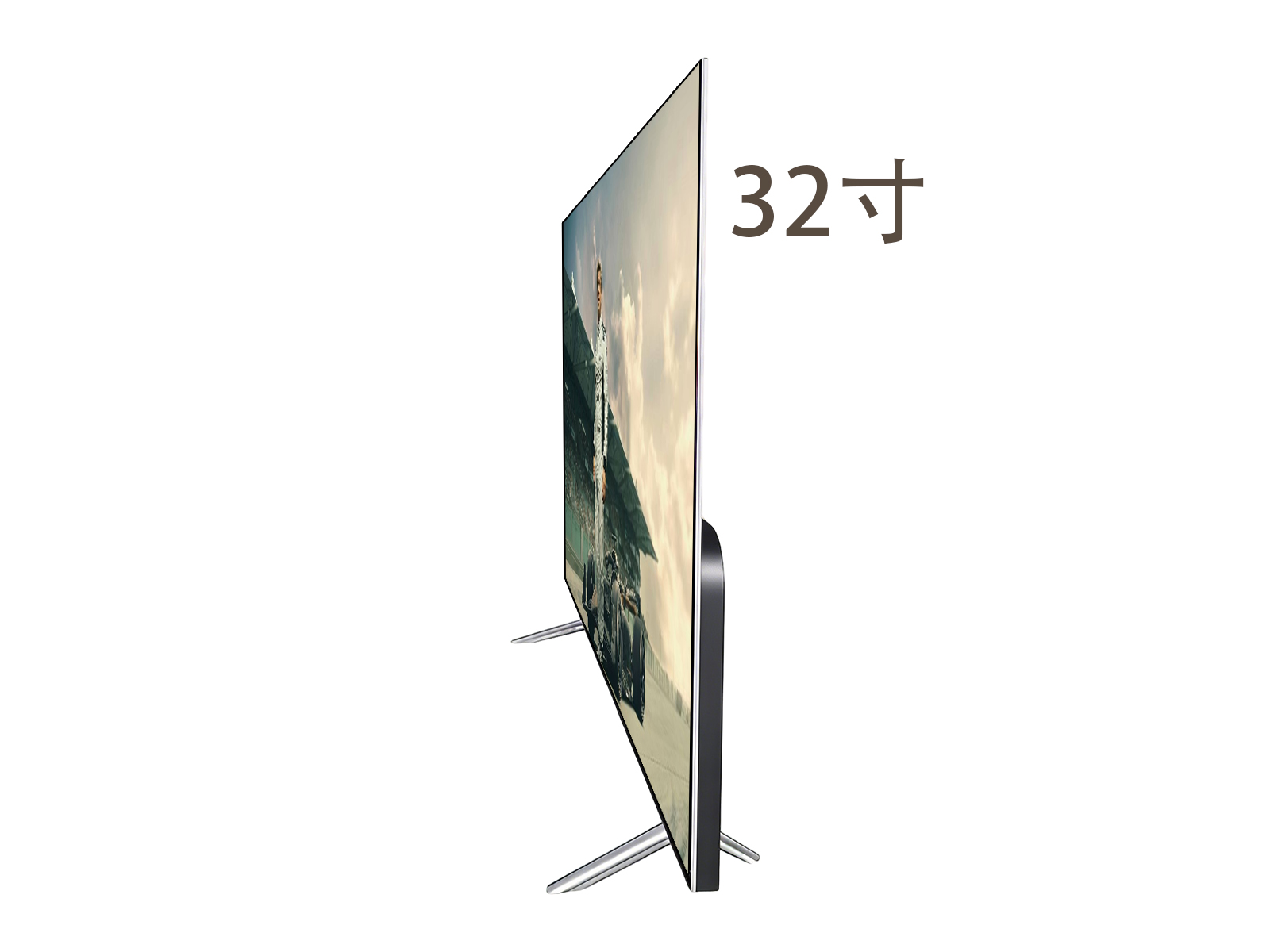 32寸无边框玻璃款电视机 32寸无边框玻璃款电视机