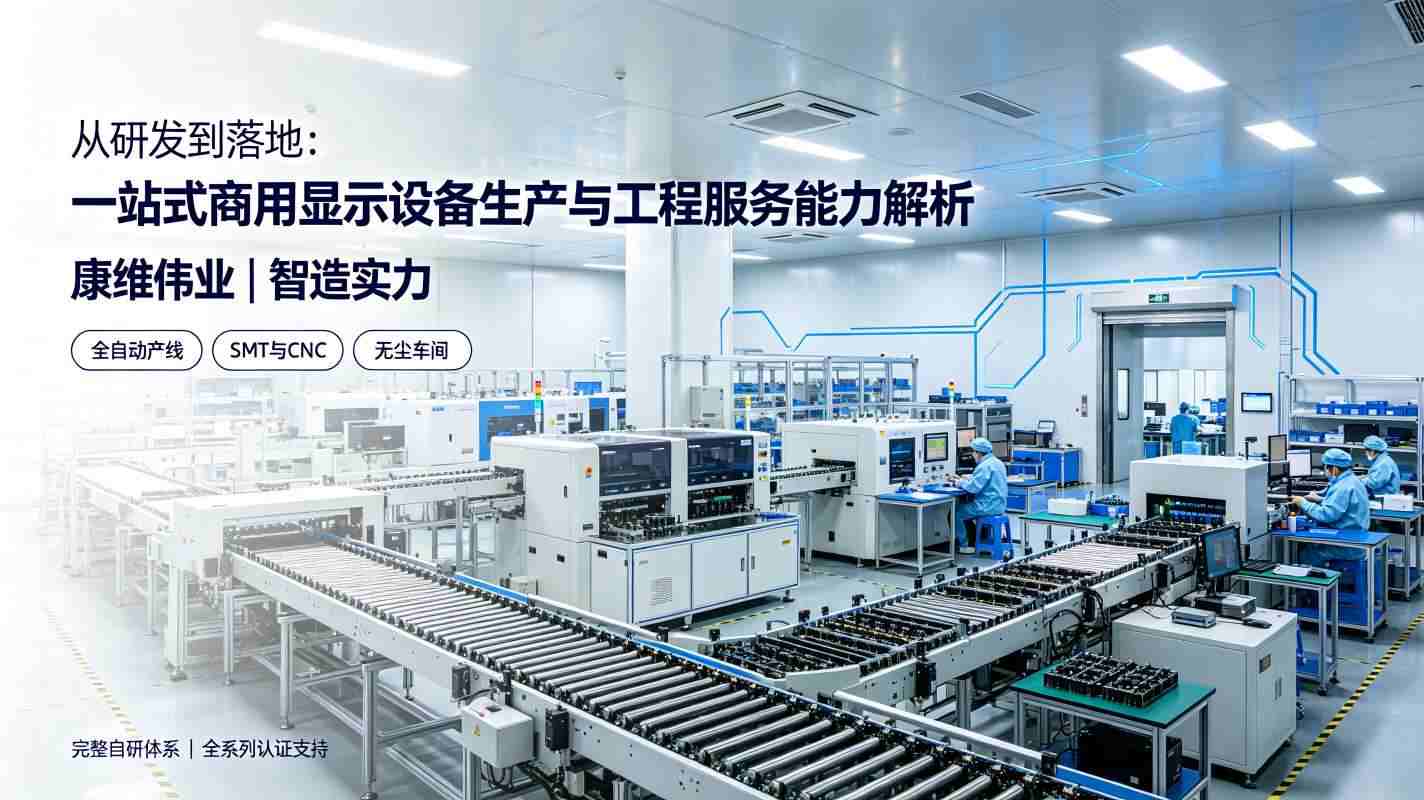 从研发到落地：康维伟业，一站式商用显示设备生产与工程服务能力解析