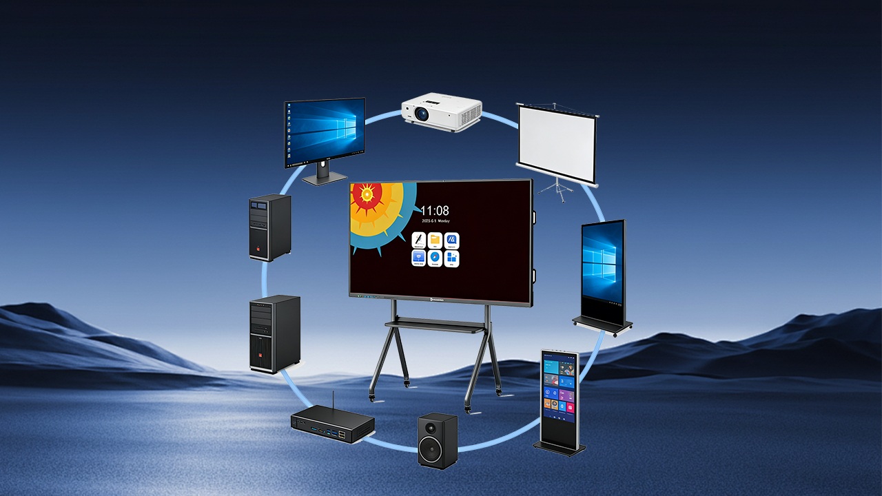 为什么交互式平板显示器被称为一体机？