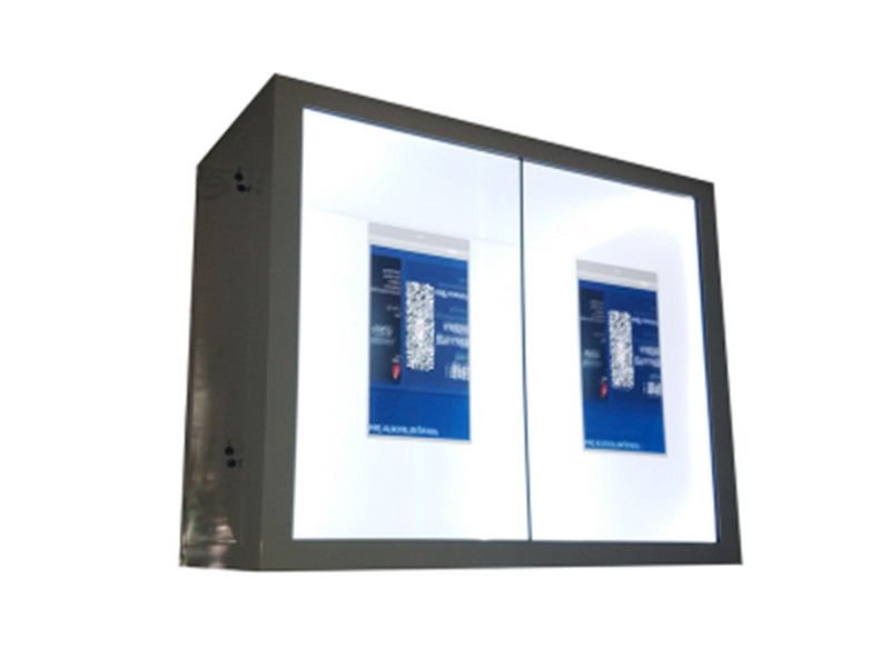 55寸透明液晶拼接展示柜