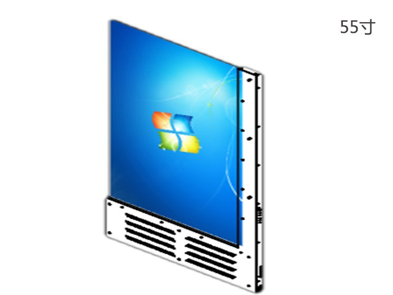 55寸透明OLED滑轨屏