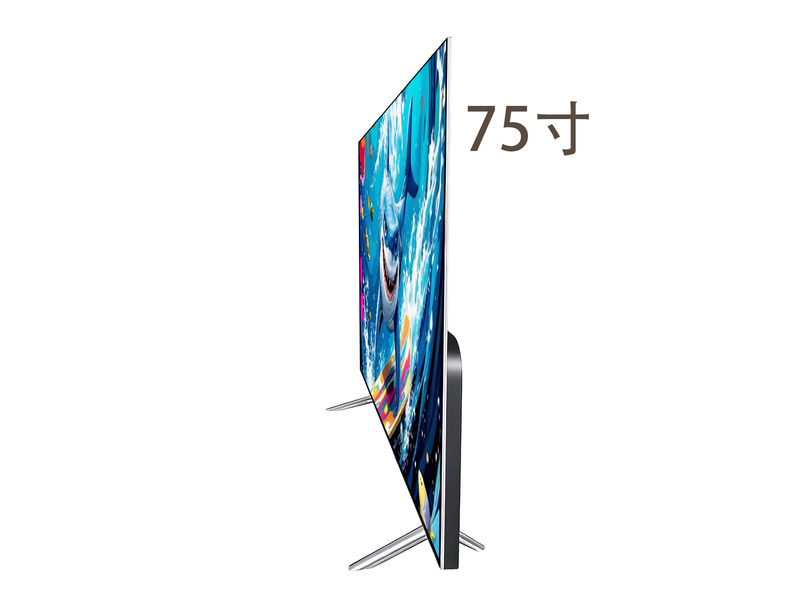 75寸无边框玻璃款电视机 75寸无边框玻璃款电视机