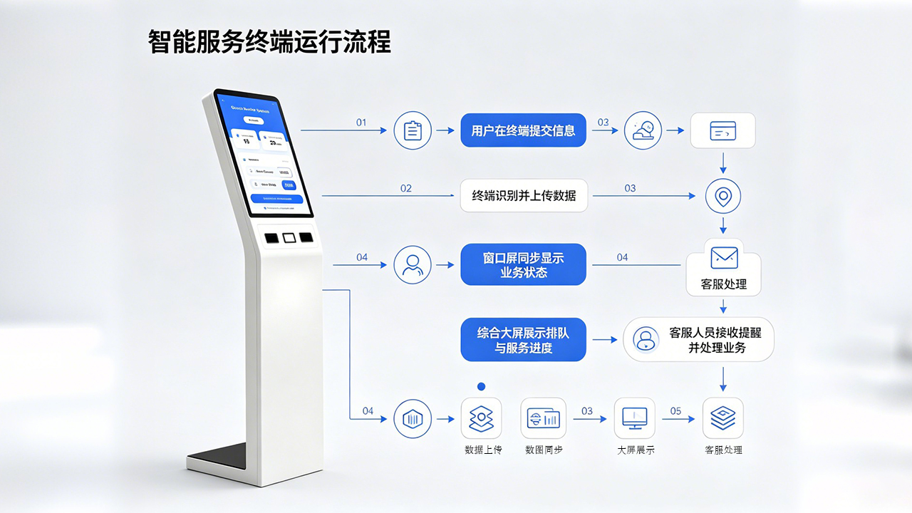 康维伟业智能排队系统打造标准化闭环管理流程