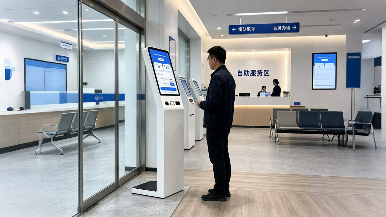 康维伟业排队叫号系统医院政务与金融网点的精细化运营之道